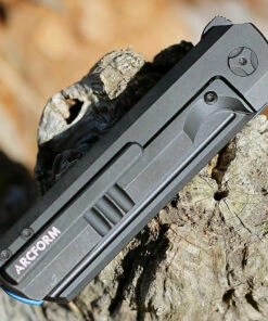 Arcform Darcform Slimfoot Folding - Blk Ti / Blue G10 (3.5" M390 Blk) -Buck Knives Sales AF45156.3 35603.1646163260