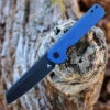 Arcform Darcform Slimfoot Folding - Blk Ti / Blue G10 (3.5" M390 Blk)
