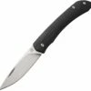 Artisan Cutlery Biome ATZ-1840P-BK, 2.8" Sandvik 12C27 Stonewashed Plain Blade, Black G-10 Handle