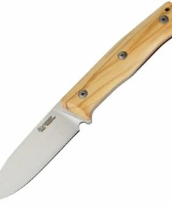LionSteel B35UL, 3.54" Sleipner Steel Satin Blade, Olive Wood Handle