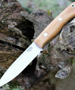 Bark River Knives Bark River Aurora - Natural Canvas Micarta (4.8" A2 Satin) 06-115M-NC