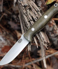 Bark River Knives Bravo EDC Green (3.37 Satin) 07027MGC