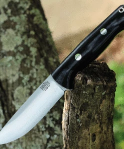 Bark River Knives Bark River Bravo 1 Rampless Black Micarta (4" CPM-3V) 07-121M-BC