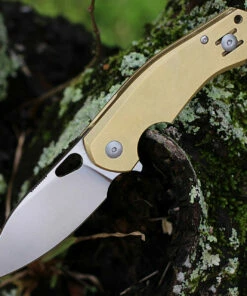 GiantMouse ACE Biblio - Brass (2.9" M390 Satin) BIBLIO-BRASS