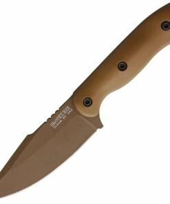 Ka-Bar Becker (Ka Bar) BK18 Harpoon, 4.5" Brown Coated 1095 Cro-Van Carbon Steel Blade, Ultramid Handle