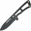 Ka-Bar KA BAR BKR13 Becker Remora Neck Knife, 2.25" 440A SS Plain Blade, 440A SS Handle, Zytel Sheath