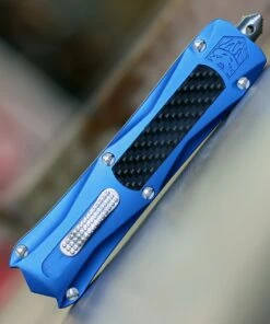 CobraTec Knives BLUKCDAG2SS Blue King Cobra, 4" D2 Steel Dagger Serrated Blade, Anodized Aviation Aluminum Handle 7 CobraTec Knives BLUKCDAG2SS Blue King Cobra, 4" D2 Steel Dagger Serrated Blade, Anodized Aviation Aluminum Handle -Buck Knives Sales BLUKC 31334.1611949146.1280.1280 72181.1611949335