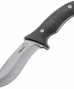 Boker Plus Orca Pro 02BO015, 5.12" D2 Steel Fixed Blade, Gray Micarta Handle
