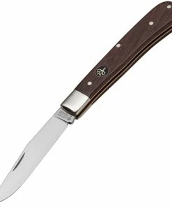 Boker Trapper Uno 112565, 3.07" 440C Steel, Desert Ironwood Handle