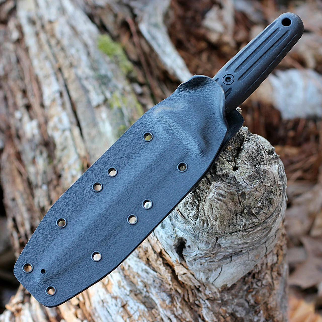 Boker Applegate-Fairbairn Combat Knife - Blk FRN with Kydex (5.9" 440C Blk Dagger) 120543B 3 Boker Applegate-Fairbairn Combat Knife - Blk FRN with Kydex (5.9" 440C Blk Dagger) 120543B - Image 3