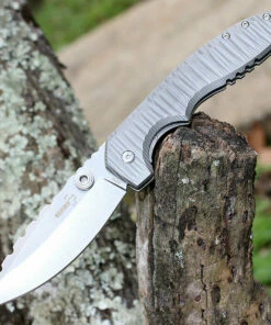 Boker Plus Sulaco Tactical Knife, 440C 3 3/4" Blade, Titanium Handle