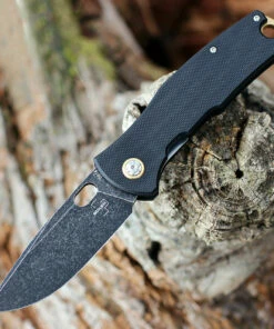 Boker Plus Fieldfolder - Blk G10 / Brass (3.41" D2 Blk SW) 01BO375