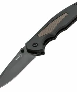 Boker Plus Gemini NGA BK Coyote 01BO505, 3.5" D2 Steel Black Plain Blade, Black/Coyote Handle