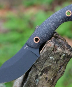 Boker Plus Nessmi Pro Fixed Blade - Blk Micarta (2.8" Blk D2) 02BO066