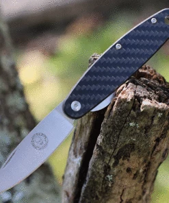 ESEE Knives BRK Churp by ESEE - Carbon Fiber (2.7" D2 Satin) BRKC3