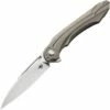 Bestech T2001D Wibra Framelock, 3.5" Bohler M390 Plain Blade, Bronze Handle