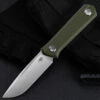 Bestech Hedron Fixed Blade - OD Green G-10 (3.75" D2 SW) BFK02B
