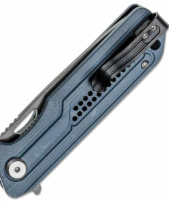 Bestech Knives Circuit BG35B-2, 3.25" K110 Gray Titanium Coated Drop Point Blade, Blue (Gray) Milled G-10 Handle -Buck Knives Sales BTKG35B2 1 19453.1618506807