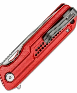 Bestech Knives Circuit BG35C-1, 3.25" K110 Satin Drop Point Blade, Red Milled G-10 Handle -Buck Knives Sales BTKG35C1 1 10588.1618506375