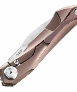 Bestech Knives Ivy BT2004C Flipper Knife, 3" S35VN Satin Hawkbill Blade, Pink Titanium Handles -Buck Knives Sales BTKT2004C 1 11093.1603291835