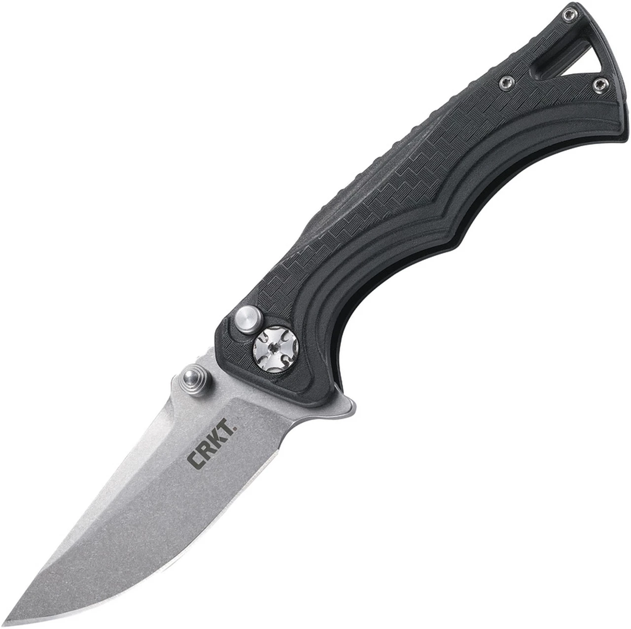 CRKT BT Fighter Button Lock CR5220, 2.856" 8Cr13MoV Plain Blade, Glass Reinforced Nylon Handle 1 CRKT BT Fighter Button Lock CR5220, 2.856" 8Cr13MoV Plain Blade, Glass Reinforced Nylon Handle