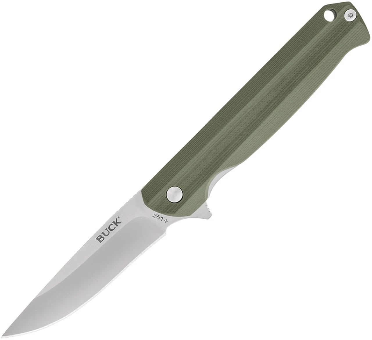 Buck Knives Langford 0251GRS, 3.375" 7Cr Stainless Steel Satin Drop Point Blade, Green G-10 Handle 1 Buck Knives Langford 0251GRS, 3.375" 7Cr Stainless Steel Satin Drop Point Blade, Green G-10 Handle