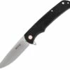 Buck Knives Haxby 0259CFS, 3.875" 7Cr Stainless Steel Satin Drop Point Blade, Carbon Fiber Handles