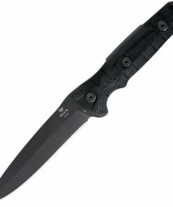 Buck Knives Buck GCK Spear Point 5.5" Black Finish 5160 Carbon Steel Blade, Black G-10 Handle