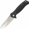 Steel Will Small Barghest F37M-01, 3.5" D2 Satiin Plain Blade, Black G10 Handle