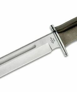 Buck Knives Buck General Pro Hunting, 7.375" S35VN Plain Blade, Green Canvas Micarta Handle