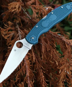 Spyderco Knives Spyderco Police 4 Lightweight - Blue FRN (4.5" K390) CO7FS4K390