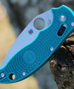 Spyderco Knives Spyderco Manix 2 Lightweight CPM SPY27 - C101PCBL2, 3.37" CPM SPY27 Satin Plain Blade, Blue FRCP Handle -Buck Knives Sales C101PCBL2.2 65271.1608667541