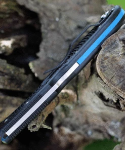 Spyderco Knives Spyderco Endura Thin Blue Line 3.80" Satin Black FRN C10FBKBL 6 Spyderco Knives Spyderco Endura Thin Blue Line 3.80" Satin Black FRN C10FBKBL -Buck Knives Sales C10FPSBKBL.1 00745.1626886414