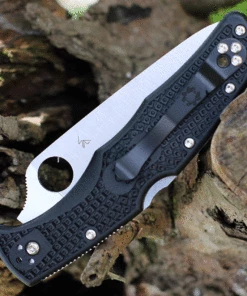 Spyderco Knives Spyderco Endura Thin Blue Line 3.80" Satin Black FRN C10FBKBL 7 Spyderco Knives Spyderco Endura Thin Blue Line 3.80" Satin Black FRN C10FBKBL -Buck Knives Sales C10FPSBKBL.2 49163.1626886414