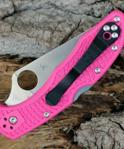 Spyderco Knives Spyderco Delica 4 FRN Pink C11FPPNS30V, 2.90" CPM S30V Satin Plain Blade, Pink FRN Handle 6 Spyderco Knives Spyderco Delica 4 FRN Pink C11FPPNS30V, 2.90" CPM S30V Satin Plain Blade, Pink FRN Handle -Buck Knives Sales C11FPPNS30V.2 88059.1609362624