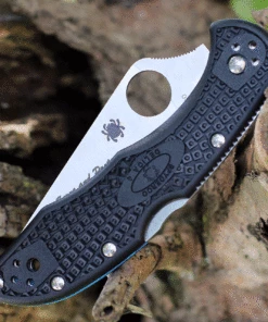 Spyderco Knives Spyderco Delica Thin Blue Line 2.90" Satin Black FRN C11FBKBL 9 Spyderco Knives Spyderco Delica Thin Blue Line 2.90" Satin Black FRN C11FBKBL -Buck Knives Sales C11FPSBKBL.4 63080.1626886025