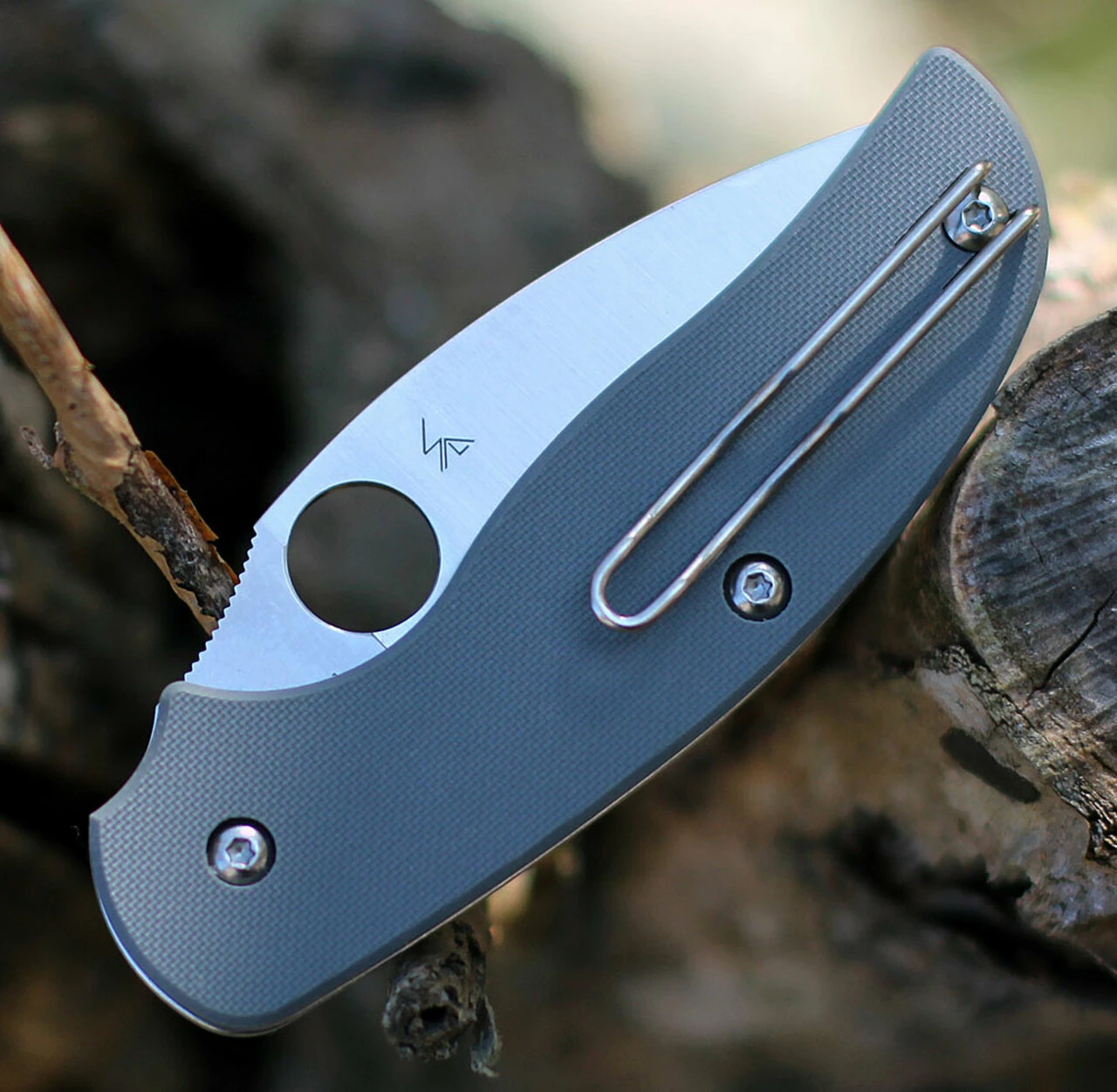 Spyderco Knives Spyderco Sage 1 Cool Gray C123GPGY, 3.00" Maxamet Plain Blade, G-10 Handle 3 Spyderco Knives Spyderco Sage 1 Cool Gray C123GPGY, 3.00" Maxamet Plain Blade, G-10 Handle - Image 3