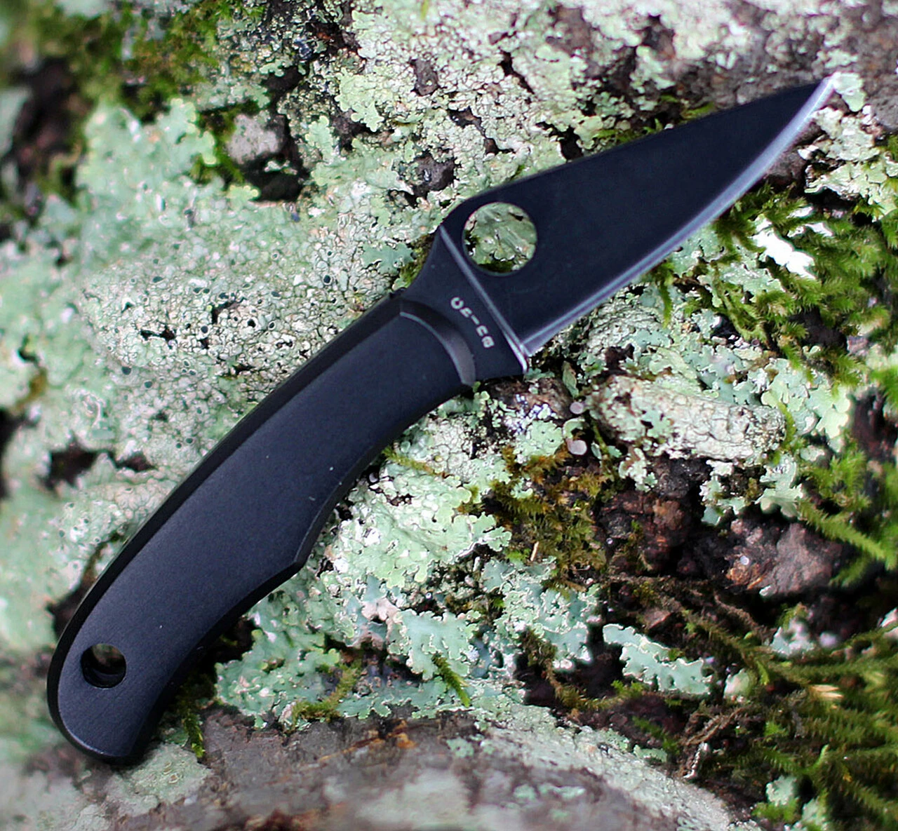 Spyderco Knives Spyderco Bug Knife Black Stainless Steel(1.3" Blk 3Cr13 ) C133BKP 2 Spyderco Knives Spyderco Bug Knife Black Stainless Steel(1.3" Blk 3Cr13 ) C133BKP - Image 2