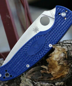 Spyderco Knives Spyderco Resilience Lightweight - Blue FRN (4.25" CPM-S35VN Satin) C142PBL -Buck Knives Sales C142PBL.3 29385.1645111450