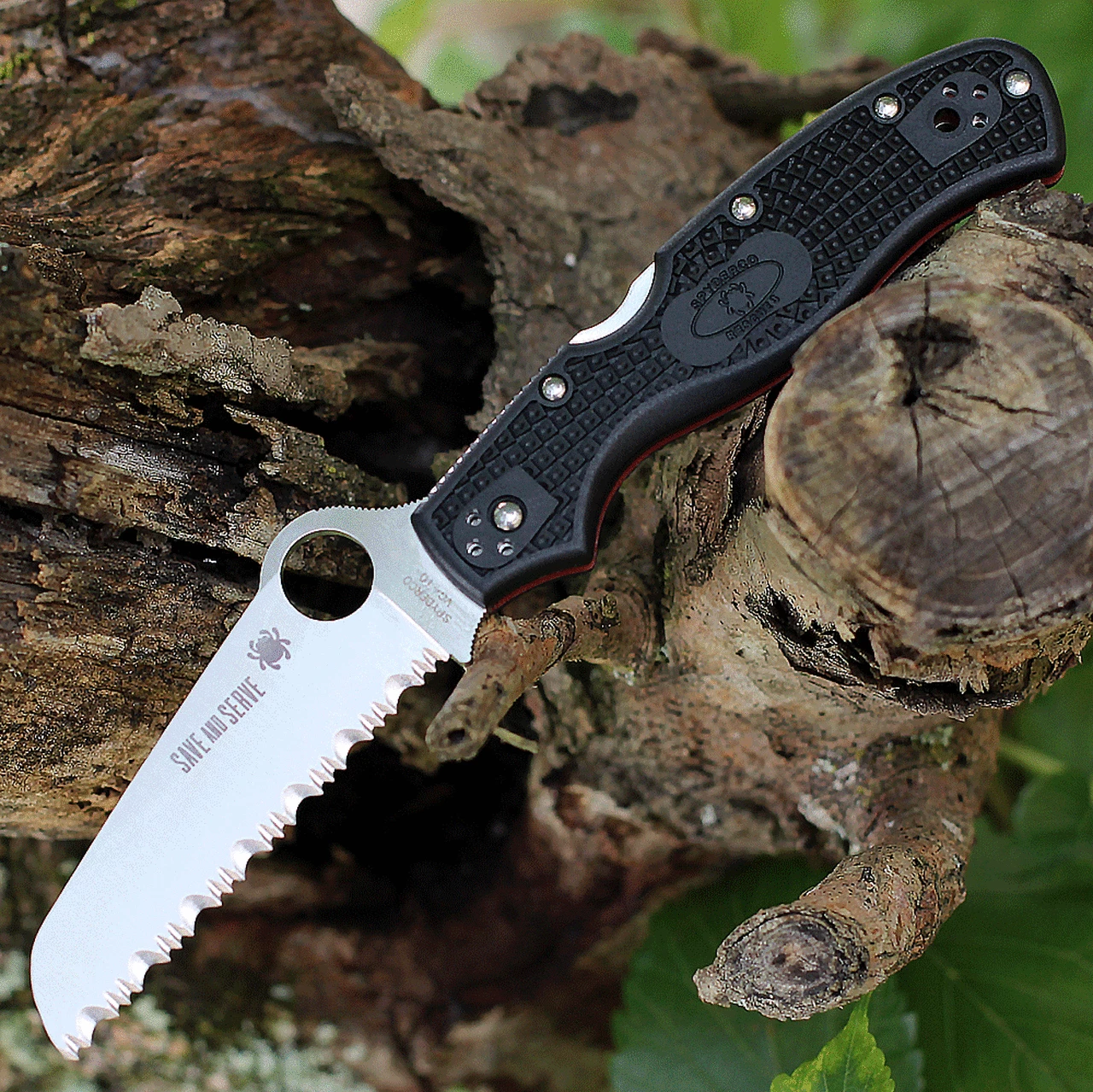 Spyderco Knives Spyderco Rescue Thin Red Line 3.57" Satin Black FRN C14FBKRD3 1 Spyderco Knives Spyderco Rescue Thin Red Line 3.57" Satin Black FRN C14FBKRD3