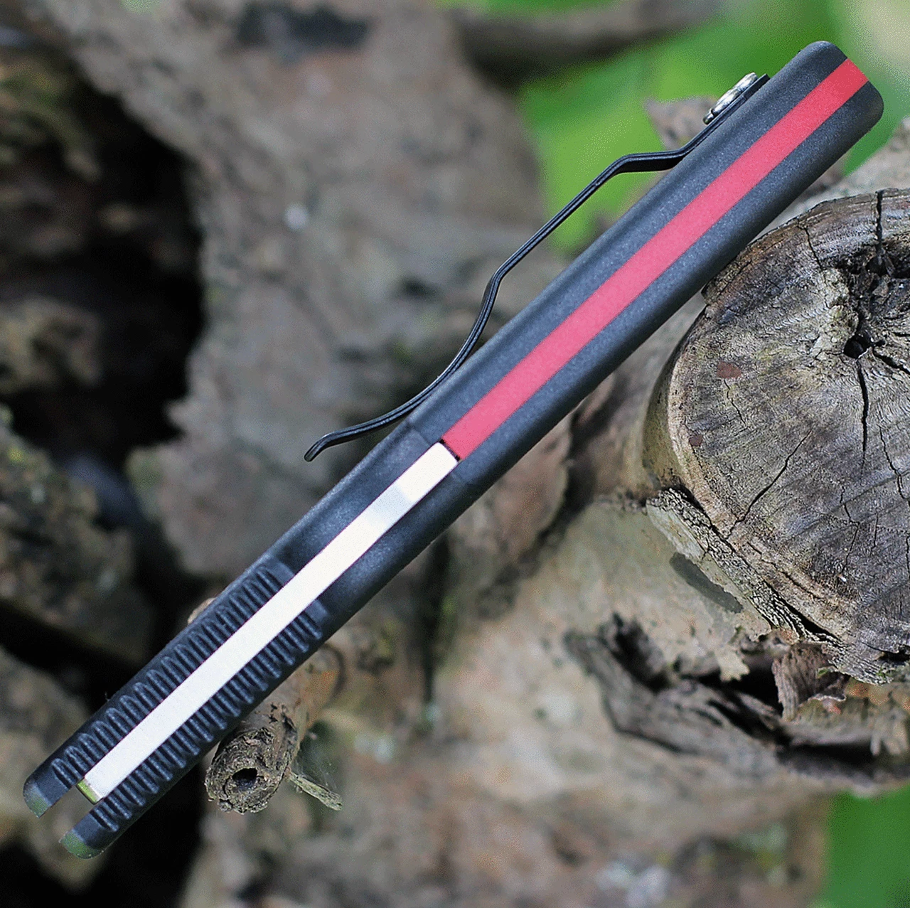 Spyderco Knives Spyderco Rescue Thin Red Line 3.57" Satin Black FRN C14FBKRD3 3 Spyderco Knives Spyderco Rescue Thin Red Line 3.57" Satin Black FRN C14FBKRD3 - Image 3