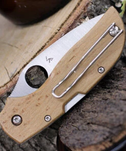 Spyderco Knives Spyderco Chaparral Birdseye Maple C152WDP, 2.79" CTS XHP Plain Blade, Wood Handle -Buck Knives Sales C152WDP.3 18608.1611931403