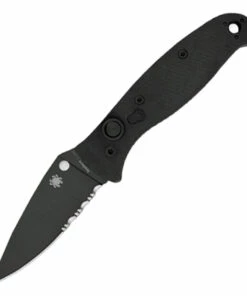Spyderco Knives Spyderco Autonomy 2 Automatic Black G-10 (3.5" LC200N Blk Combo)