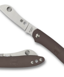 Spyderco Knives Spyderco Roadie Slipjoint - Brown FRN (2.09"N690co PlainEdge) C189PBN