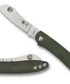 Spyderco Knives Spyderco Roadie Slipjoint - Green FRN (2.09"N690co PlainEdge) C189GPR