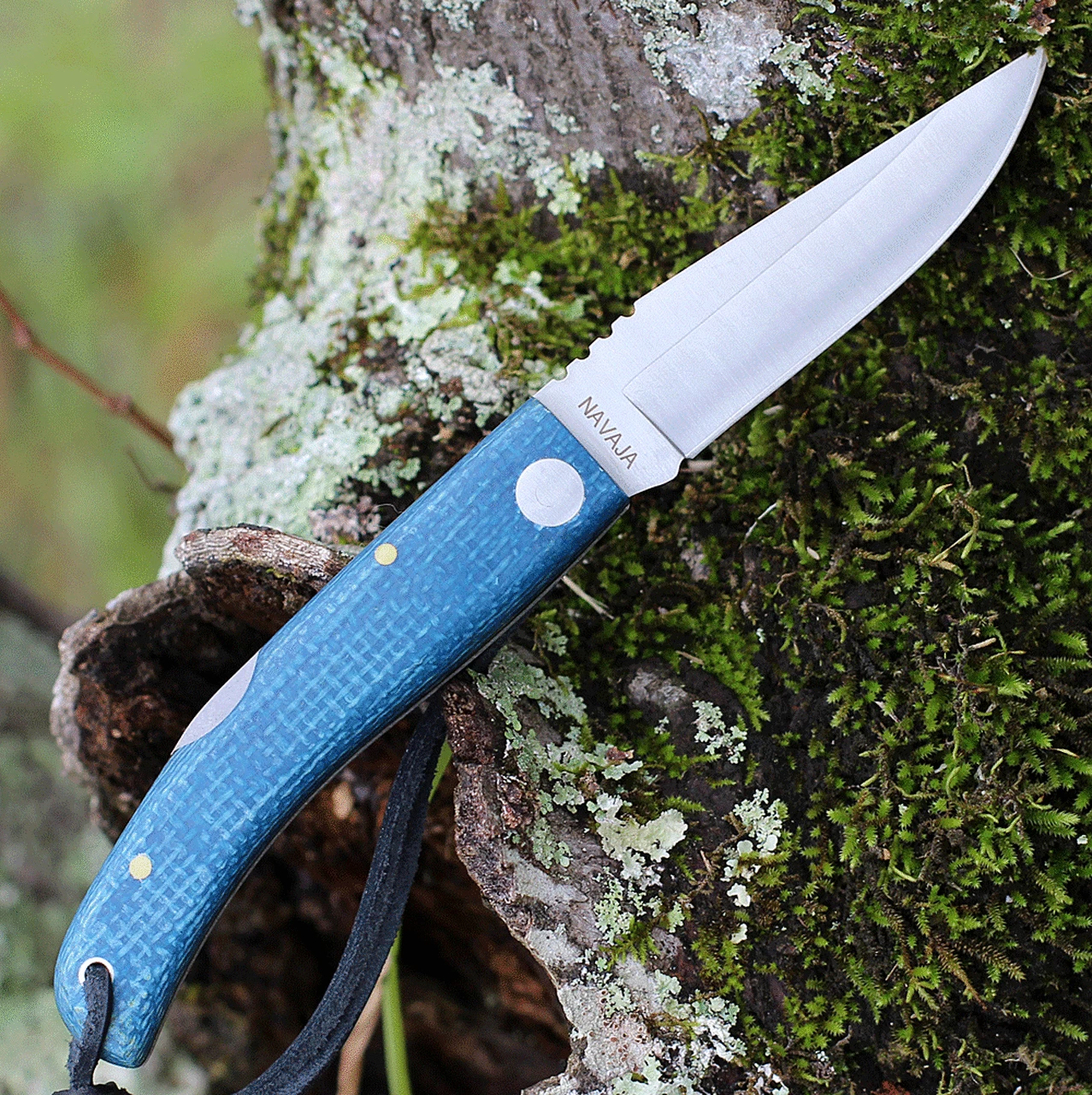 Castillo Knives Navaja Lockback Fol ding, C1CBM, 3" Satin Sandvik 14C28N Blade, Midnight Black Micarta Handles 2 Castillo Knives Navaja Lockback Fol ding, C1CBM, 3" Satin Sandvik 14C28N Blade, Midnight Black Micarta Handles - Image 2