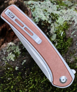 CIVIVI Knives CIVIVI Asticus C2002F, 3.80" D2 Satin Drop Point Plain Blade, Stonewashed Copper Handles -Buck Knives Sales C2002F.2 09320.1611675187