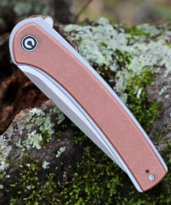 CIVIVI Knives CIVIVI Asticus C2002F, 3.80" D2 Satin Drop Point Plain Blade, Stonewashed Copper Handles -Buck Knives Sales C2002F.3 65055.1611675187