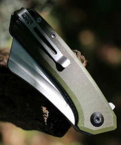 CIVIVI Knives CIVIVI Mini Bullmastiff C2004A, 2.97" 9Cr18MoV Stonewashed Cleaver Plain Blade, OD Green G-10 Handles -Buck Knives Sales C2004A.2 98266.1622144131