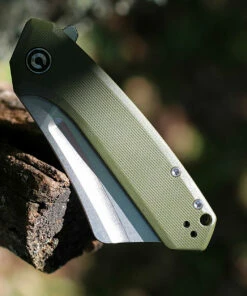 CIVIVI Knives CIVIVI Mini Bullmastiff C2004A, 2.97" 9Cr18MoV Stonewashed Cleaver Plain Blade, OD Green G-10 Handles -Buck Knives Sales C2004A.3 35955.1622144131